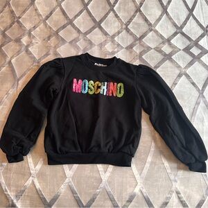 Moschino Teen Black Sweatshirt